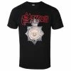 T-shirt Metal Men's Saxon - STRONG ARM OF THE LAW - PLASTIC HEAD -Men T-Shirts Online Store jvd053