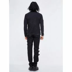 Men's T-shirt With Long Sleeves DEVIL FASHION -Men T-Shirts Online Store k04897