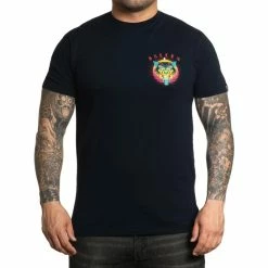 Men's T-shirt SULLEN - WOLF SHOCK - OBSIDIAN -Men T-Shirts Online Store k50epyxt