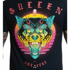 Men's T-shirt SULLEN - WOLF SHOCK - OBSIDIAN -Men T-Shirts Online Store k51epyxt