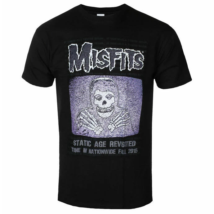 Men's T-shirt Misfits - Static - BLACK - ROCK OFF 3 Men's T-shirt Misfits - Static - BLACK - ROCK OFF