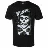 Men's T-shirt Misfits - Cross Bones - BLACK - ROCK OFF -Men T-Shirts Online Store kj008