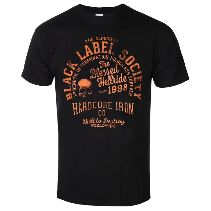 Men's T-shirt BLACK LABEL SOCIETY - HARDCORE HELLRIDE - PLASTIC HEAD 3 Men's T-shirt BLACK LABEL SOCIETY - HARDCORE HELLRIDE - PLASTIC HEAD