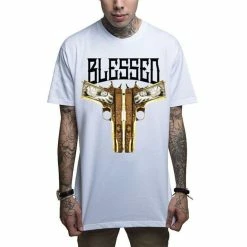 Men's T-shirt MAFIOSO - BLESSED - WH