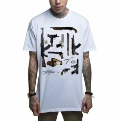 Men's T-shirt MAFIOSO - LINEUP - WHT