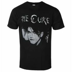 Men's T-shirt Cure - Robert Illustration - BLACK - ROCK OFF