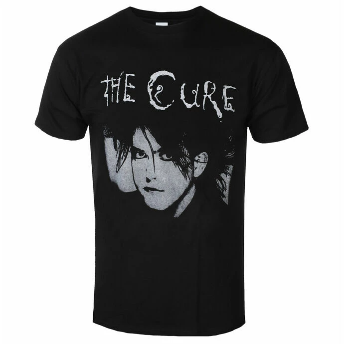 Men's T-shirt Cure - Robert Illustration - BLACK - ROCK OFF 3 Men's T-shirt Cure - Robert Illustration - BLACK - ROCK OFF