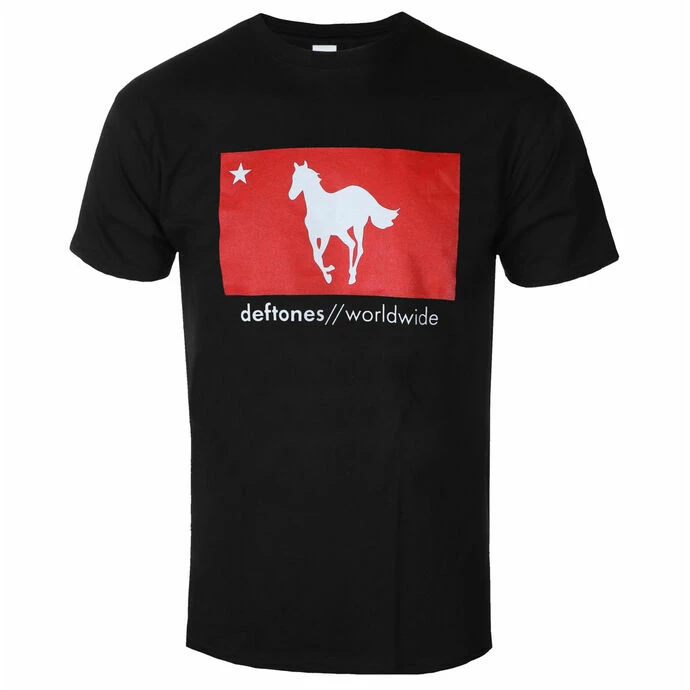 Men's T-shirt Deftones - Star & Pony - BLACK - ROCK OFF 3 Men's T-shirt Deftones - Star & Pony - BLACK - ROCK OFF