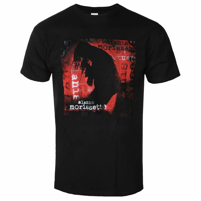 Men's T-shirt Alanis Morissette - Ironic Silhouette - Black - ROCK OFF 3 Men's T-shirt Alanis Morissette - Ironic Silhouette - Black - ROCK OFF