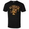 Men's T-shirt Blink 182 - College Mascot - Black - ROCK OFF 1 Men's T-shirt Blink 182 - College Mascot - Black - ROCK OFF -Men T-Shirts Online Store ljkn014