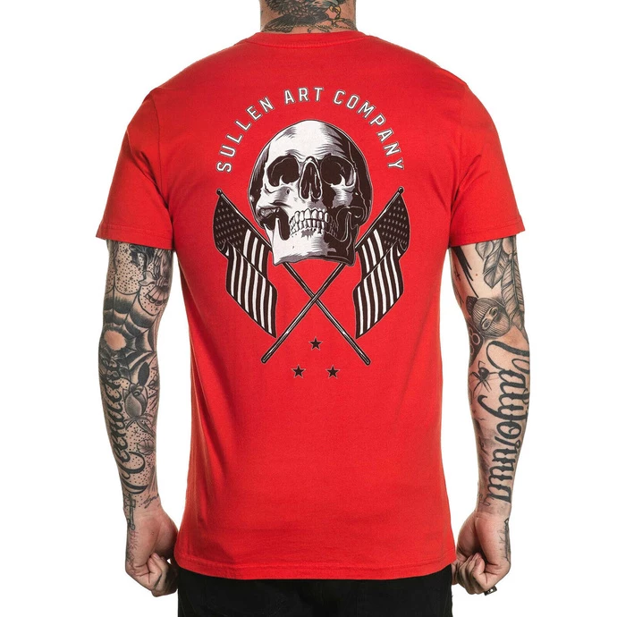 Men's T-shirt SULLEN - OLD GLORY - RED 3 Men's T-shirt SULLEN - OLD GLORY - RED