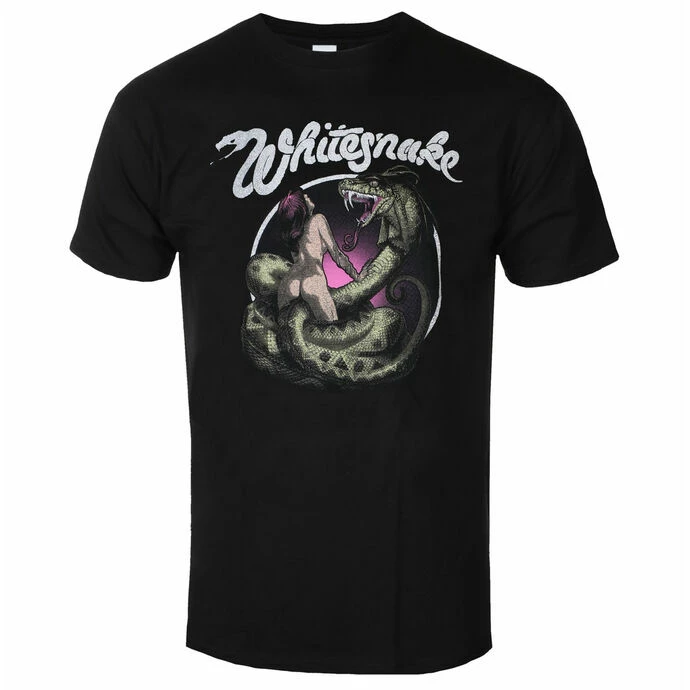 Men's T-shirt WHITESNAKE - LOVE HUNTER - BLACK - PLASTIC HEAD 3 Men's T-shirt WHITESNAKE - LOVE HUNTER - BLACK - PLASTIC HEAD