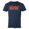 Men's T-shirt AC/DC - Logo - Snow Wash - ROCK OFF