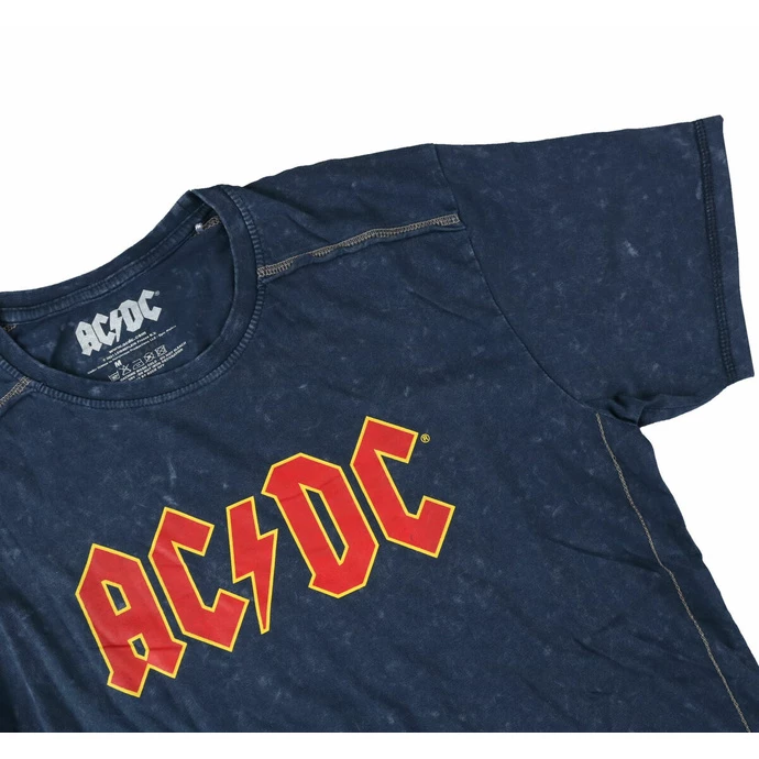 Men's T-shirt AC/DC - Logo - Snow Wash - ROCK OFF 4 Men's T-shirt AC/DC - Logo - Snow Wash - ROCK OFF - Image 2