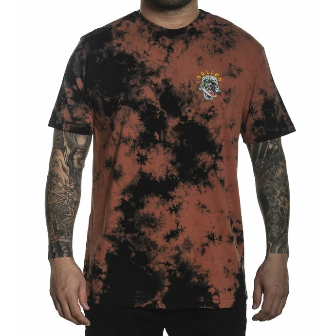 Men's T-shirt SULLEN - NO BITERS - CORAL / BLACK 4 Men's T-shirt SULLEN - NO BITERS - CORAL / BLACK - Image 2