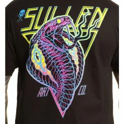 Men's T-shirt SULLEN - FUTURE COBRA - BLACK -Men T-Shirts Online Store ogt570gm