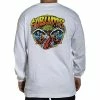 Men's Long-sleeved T-shirt SULLEN - BADFISH - WHITE 2 Men's Long-sleeved T-shirt SULLEN - BADFISH - WHITE -Men T-Shirts Online Store pnm4tz09