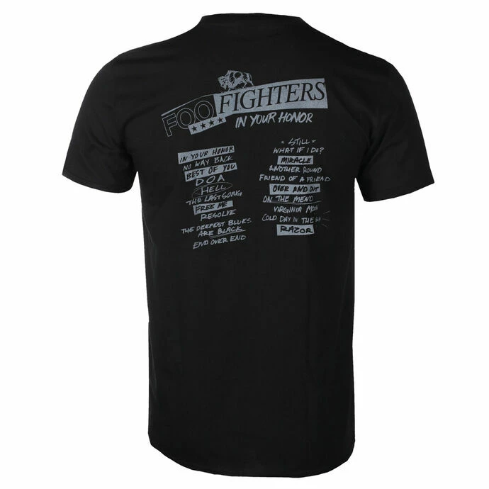 Men's T-shirt FOO FIGHTERS - IN YOUR HONOUR - BLACK - PLASTIC HEAD 4 Men's T-shirt FOO FIGHTERS - IN YOUR HONOUR - BLACK - PLASTIC HEAD - Image 2