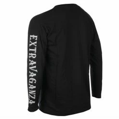 Men's T-shirt Long Sleeve Queen - Extravaganza - Black - ROCK OFF 7 Men's T-shirt Long Sleeve Queen - Extravaganza - Black - ROCK OFF -Men T-Shirts Online Store qw008