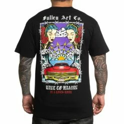 Men's T-shirt SULLEN - WENT TO HEAVEN - BLACK