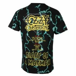 Men's T-shirt DIAMOND X OZZY OSBOURNE - Mad Lightning - Black -Men T-Shirts Online Store sa 026