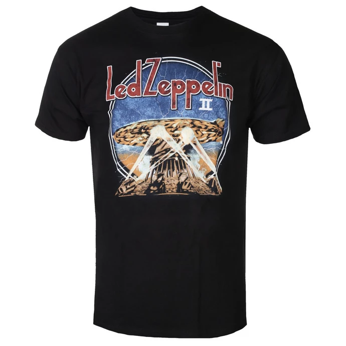 Men's T-shirt Led Zeppelin - LZII Searchlights - Black 3 Men's T-shirt Led Zeppelin - LZII Searchlights - Black