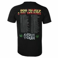 Men's T-shirt Bob Marley - Kaya Tour - BLACK - ROCK OFF -Men T-Shirts Online Store saa032