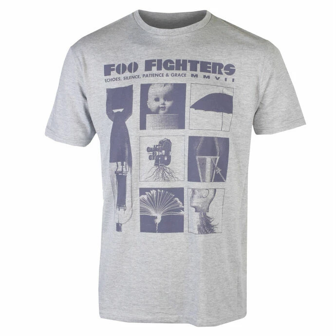 Men's T-shirt FOO FIGHTERS - ESP & G - GREY - PLASTIC HEAD 3 Men's T-shirt FOO FIGHTERS - ESP & G - GREY - PLASTIC HEAD