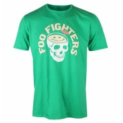 Men's T-shirt FOO FIGHTERS - SKULL COCKTAIL - GREEN - PLASTIC HEAD