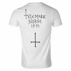 Men's T-shirt EMPEROR - OLD SCHOOL LOGO - WHITE - PLASTIC HEAD -Men T-Shirts Online Store saaas040