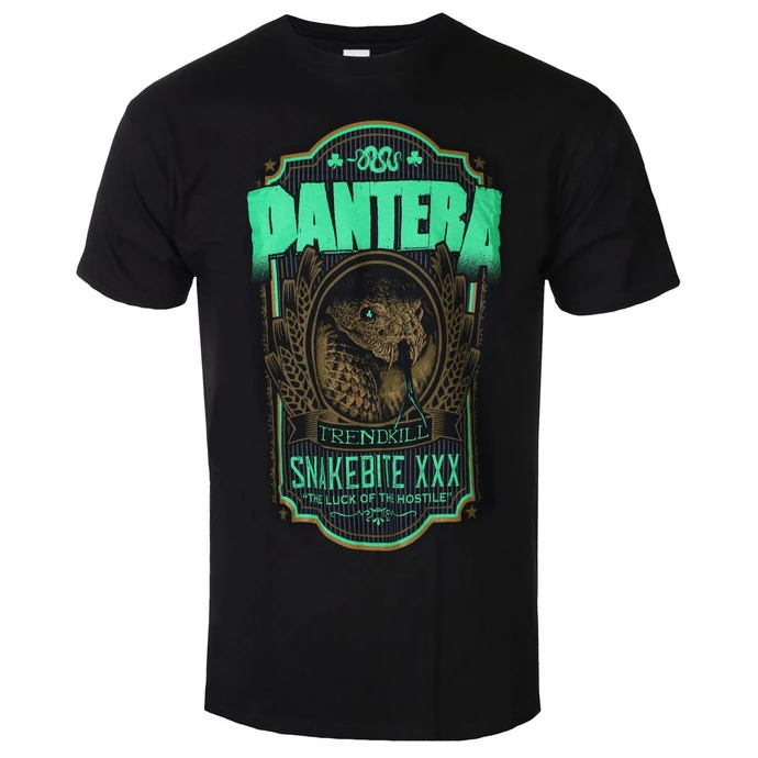 Men's T-shirt Pantera - Snakebite XXX Label - ROCK OFF 3 Men's T-shirt Pantera - Snakebite XXX Label - ROCK OFF