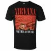 Men's T-shirt NIRVANA - SOMETHING IN THE WAY - BLACK - PLASTIC HEAD -Men T-Shirts Online Store sassaa062