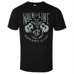Men's T-shirt Johnny Cash - Walk The Line - BLACK - ROCK OFF