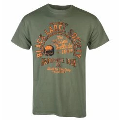 Men's T-shirt BLACK LABEL SOCIETY - HARDCORE IRON - MILITARY GREEN - PLASTIC HEAD