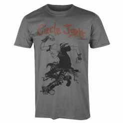 Men's T-shirt CIRCLE JERKS - I'M GONNA LIVE - CHARCOAL - PLASTIC HEAD