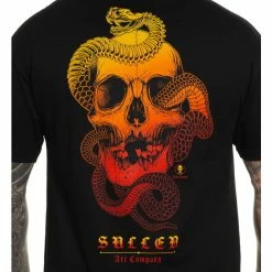 Men's T-shirt SULLEN - SAROK SKULL - BLACK -Men T-Shirts Online Store scm3752 bk 7