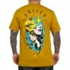 Men's T-shirt SULLEN - CARMELO - HARVEST GOLD -Men T-Shirts Online Store scm3876 hvgd 4