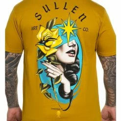 Men's T-shirt SULLEN - CARMELO - HARVEST GOLD -Men T-Shirts Online Store scm3876 hvgd 6