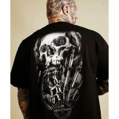 Men's T-shirt SULLEN - HEAVY METAL - BLACK -Men T-Shirts Online Store scm4049 bk 25