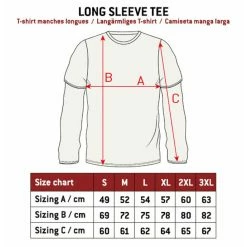 Men's Long-sleeved T-shirt HYRAW - FLAG -Men T-Shirts Online Store sizing men tshml double