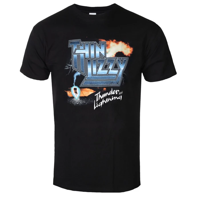 T-shirt Metal Men's Thin Lizzy - THUNDER AND LIGHTNING - PLASTIC HEAD 3 T-shirt Metal Men's Thin Lizzy - THUNDER AND LIGHTNING - PLASTIC HEAD