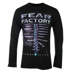 Men's Long-sleeved T-shirt FEAR FACTORY - DEMANUFACTURE CLASSIC - BLACK - PLASTIC HEAD