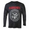 Men's Long-sleeved T-shirt Ramones - Presidential Seal - Black - ROCK OFF 1 Men's Long-sleeved T-shirt Ramones - Presidential Seal - Black - ROCK OFF -Men T-Shirts Online Store ss018