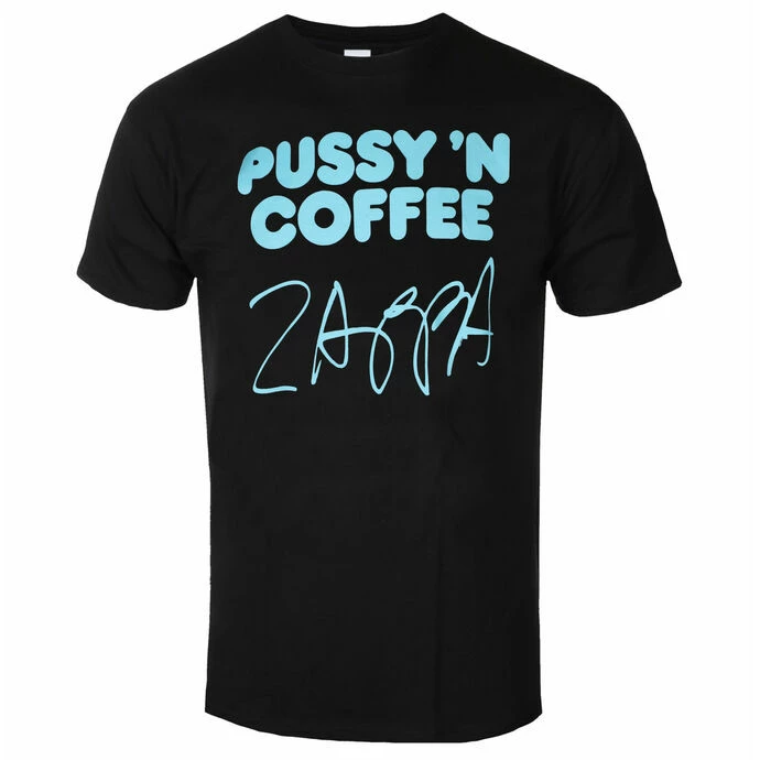 Men's T-shirt FRANK ZAPPA - PUSSY N COFFEE - BLACK - PLASTIC HEAD 3 Men's T-shirt FRANK ZAPPA - PUSSY N COFFEE - BLACK - PLASTIC HEAD