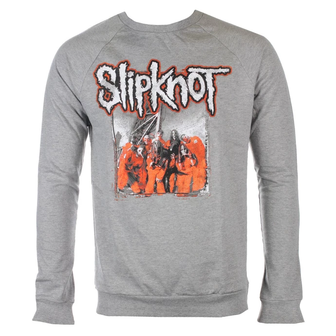 Unisex T-shirt With Long Sleeves Slipknot - Self-Titled - GREY - ROCK OFF 3 Unisex T-shirt With Long Sleeves Slipknot - Self-Titled - GREY - ROCK OFF