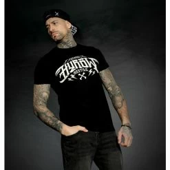 Men's T-shirt HYRAW - Graphic - Noir LOGO BLANC 8 Men's T-shirt HYRAW - Graphic - Noir LOGO BLANC -Men T-Shirts Online Store tee shirt hyraw essential homme noir logo blanc 4