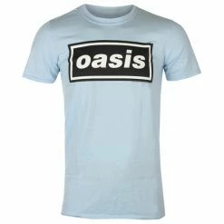 Men's T-shirt Oasis - Decca Logo Sky Blue