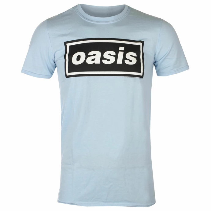 Men's T-shirt Oasis - Decca Logo Sky Blue 3 Men's T-shirt Oasis - Decca Logo Sky Blue