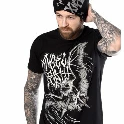 T-shirt Hardcore Men's - ANGEL OF DEATH - HYRAW -Men T-Shirts Online Store tsh angelofdeath3