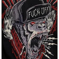 T-shirt Hardcore Men's - HARDCORE MONKEY - HYRAW -Men T-Shirts Online Store tsh hxcmonkey6